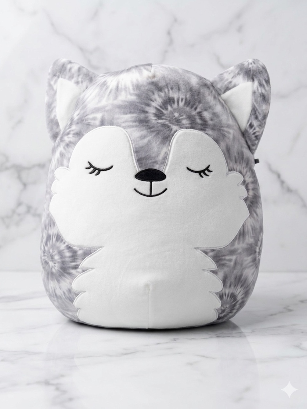 Squishmallows 16" Heidi the Husky Tie Dye Plush Toy Kellytoy NWOT Large